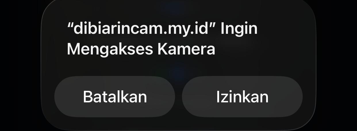Izin Kamera 2